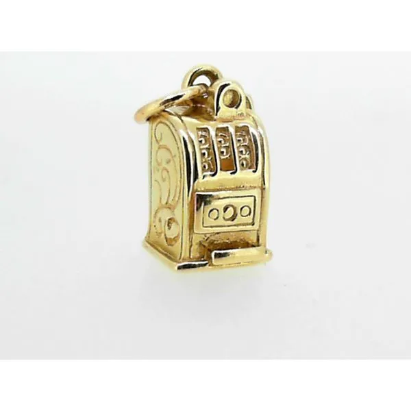 14K Yellow Gold Slot Machine Charles Frederick Jewelers Chelmsford, MA
