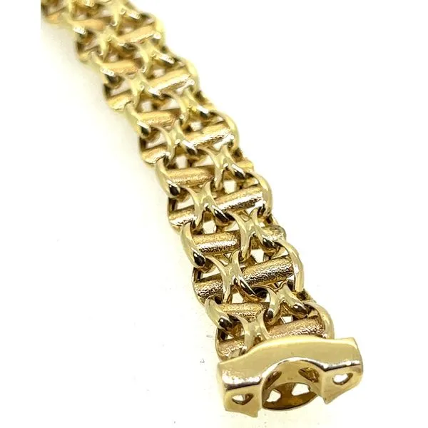 14KY Large Fancy Style Bracele Charles Frederick Jewelers Chelmsford, MA