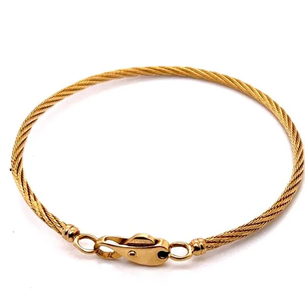 14KY Cable Bracelet Charles Frederick Jewelers Chelmsford, MA