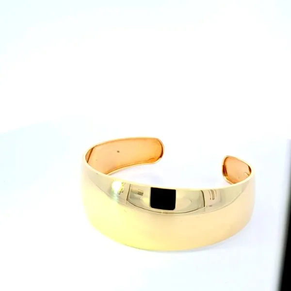Estate- 14K Yellow Gold Graduated Cuff Bracelet Retail $ ...