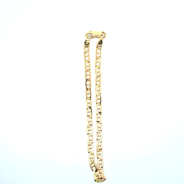 Estate-14KY 8.25 Inch Mariner Link Style Bracelet 5.6 Grams