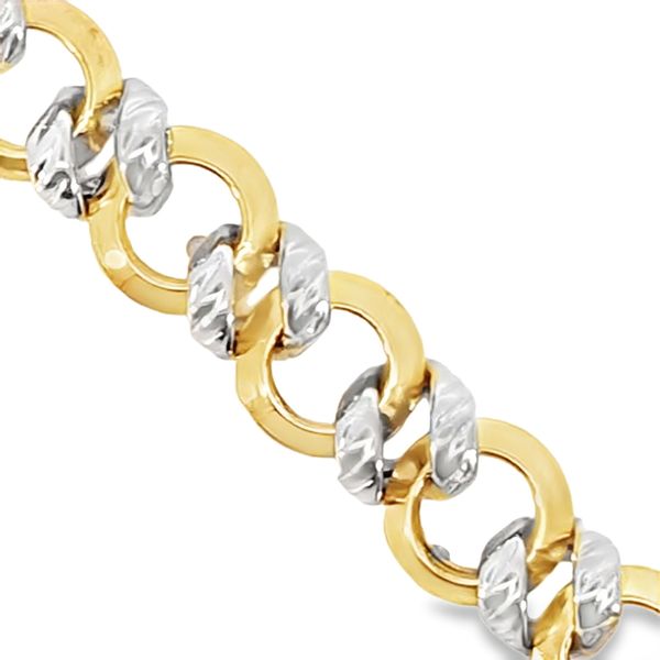 14kt Two Tone Bracelet Image 2 Charles Frederick Jewelers Chelmsford, MA