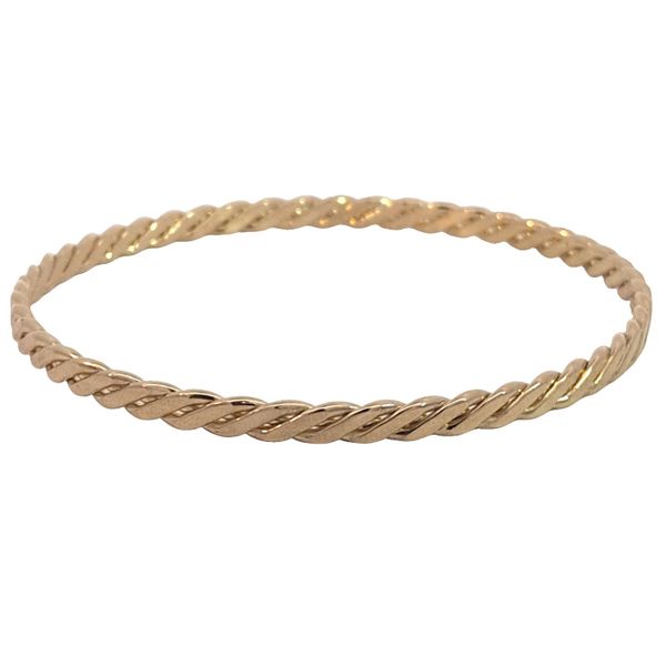 14k Braided Bangle Bracelet Charles Frederick Jewelers Chelmsford, MA