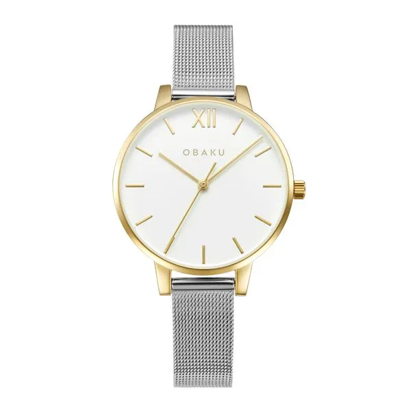 Ladies Obaku White Stick Dial Watch Charles Frederick Jewelers Chelmsford, MA