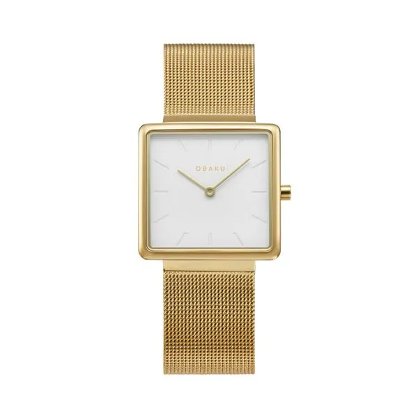 Ladies Obaku White Dial Watch Charles Frederick Jewelers Chelmsford, MA