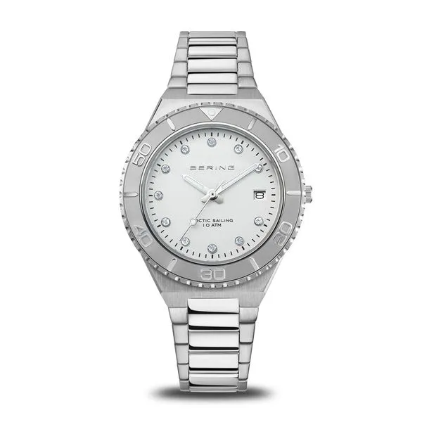Ladies Bering Arctic Sailing Stainless Watch Charles Frederick Jewelers Chelmsford, MA