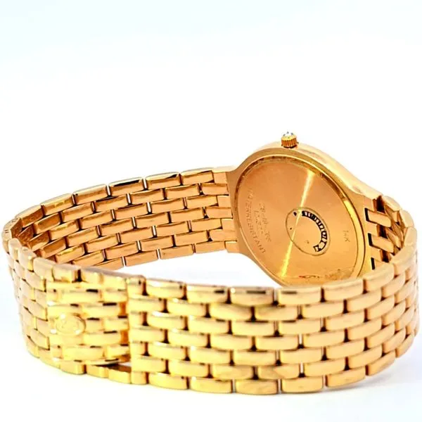 Estate- Men's 14Kt Yellow Gold Concord Watch Featuring A 8.50