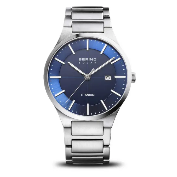 Mens Titanium Solar Watch