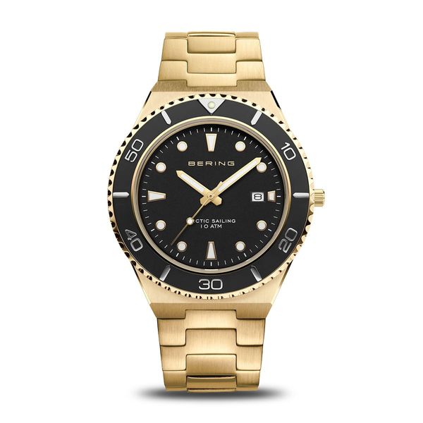 Men's Gold Tone Gold Divers Watch by Bering Charles Frederick Jewelers Chelmsford, MA