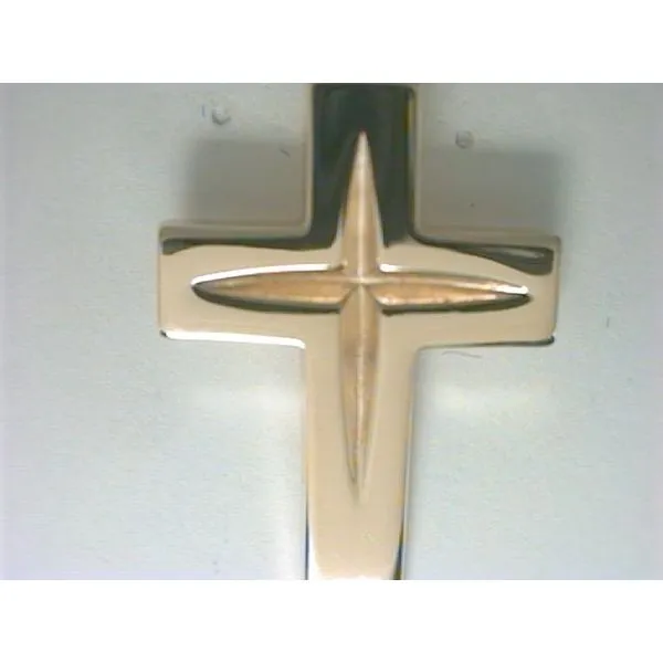14KY Medium Star Cut Cross Charles Frederick Jewelers Chelmsford, MA