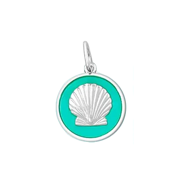 19mm Silver Shell in Seafoam - Lola Charles Frederick Jewelers Chelmsford, MA