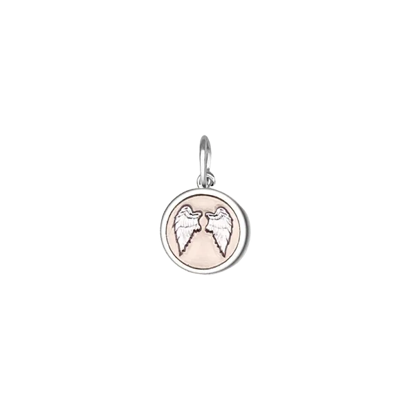 Angel Wings Heart Silver & Pink Charles Frederick Jewelers Chelmsford, MA
