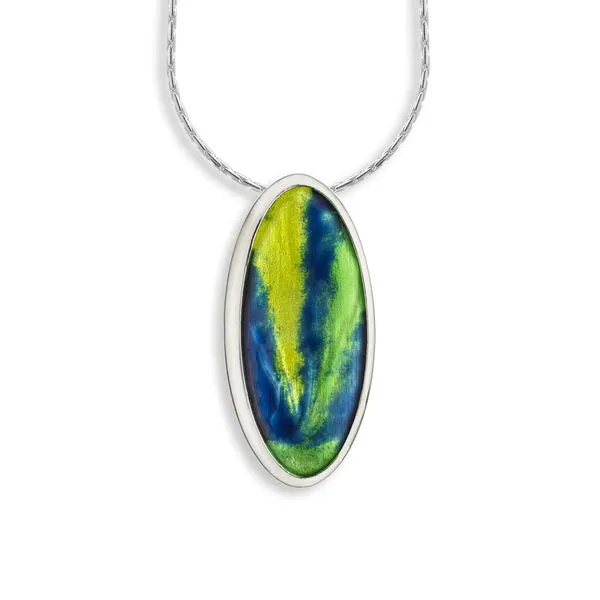 Sterling Enamel Pendant Charles Frederick Jewelers Chelmsford, MA