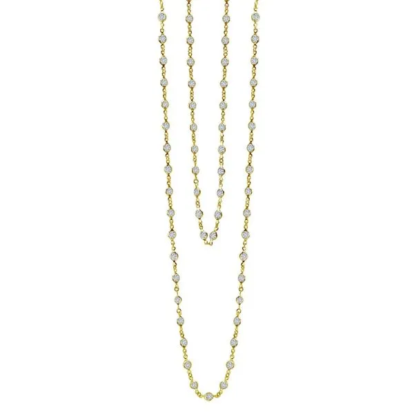 Sterling Simulated Diamond Necklace Charles Frederick Jewelers Chelmsford, MA