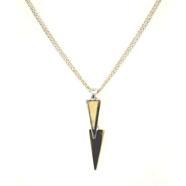Frederick Duclos Sterling Silver and Yellow Gold Plated D...