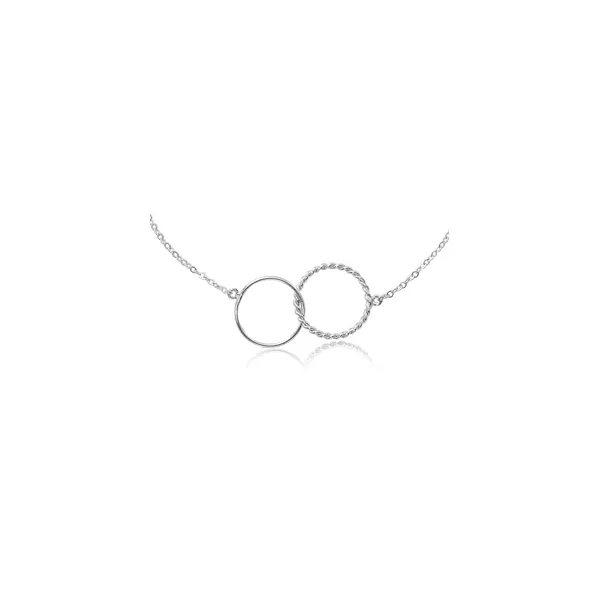 Sterling Interlocking Loop Necklace Charles Frederick Jewelers Chelmsford, MA