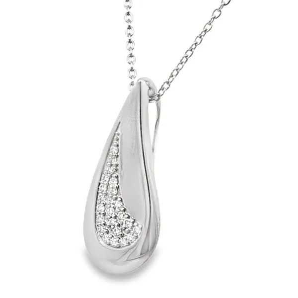 Sterling and Diamond Necklace Charles Frederick Jewelers Chelmsford, MA