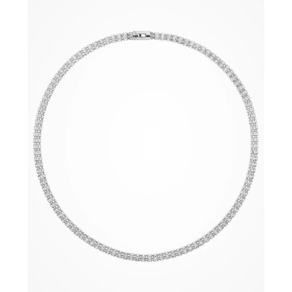 Sterling Silver Infinity Round Necklace 18in Charles Frederick Jewelers Chelmsford, MA