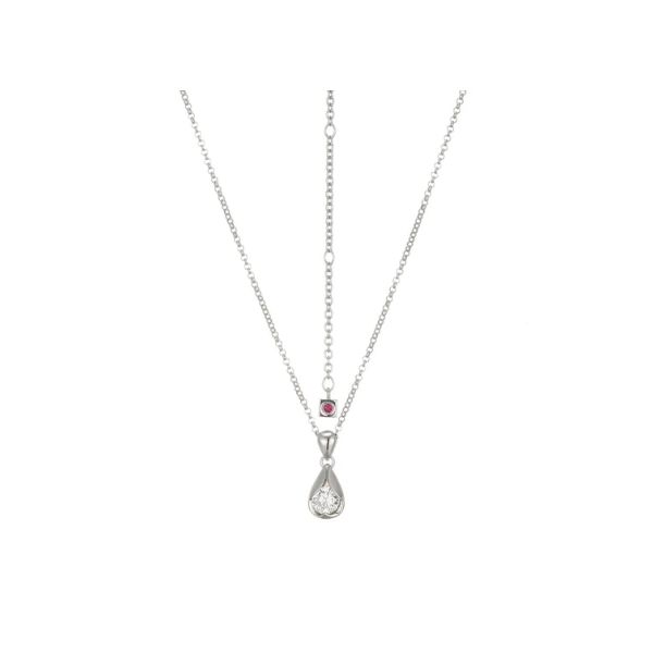 SS CZ Pendant by ELLE Charles Frederick Jewelers Chelmsford, MA