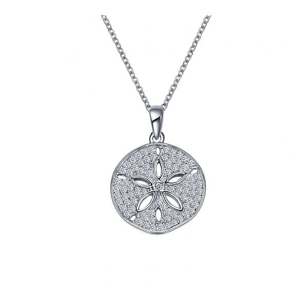 Sand Dollar Necklace by Lafonn Charles Frederick Jewelers Chelmsford, MA