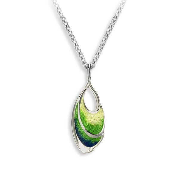 Green Enamel Necklace Charles Frederick Jewelers Chelmsford, MA
