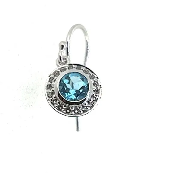 Sterling Blue Topaz Earrings Charles Frederick Jewelers Chelmsford, MA