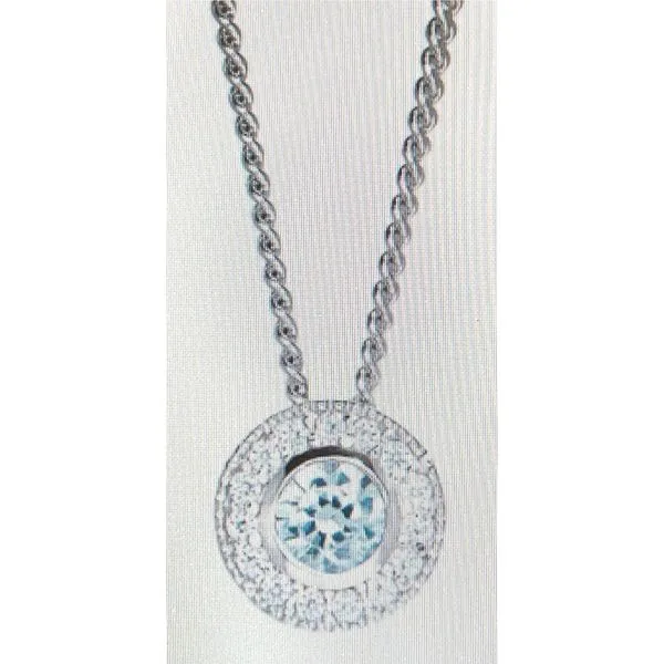 Sterling Blue Topaz Pendant Charles Frederick Jewelers Chelmsford, MA