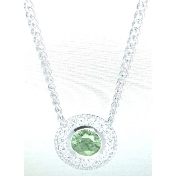 Sterling Peridot Pendant Charles Frederick Jewelers Chelmsford, MA