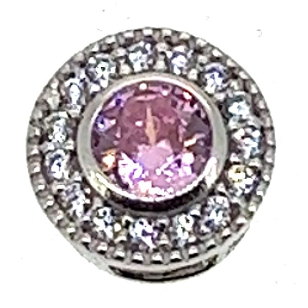 Sterling Pink Sapphire Pendant Charles Frederick Jewelers Chelmsford, MA
