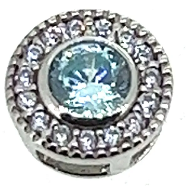 Sterling Aqua Pendant Charles Frederick Jewelers Chelmsford, MA