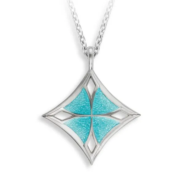 Sterling Enamel Pendant Charles Frederick Jewelers Chelmsford, MA