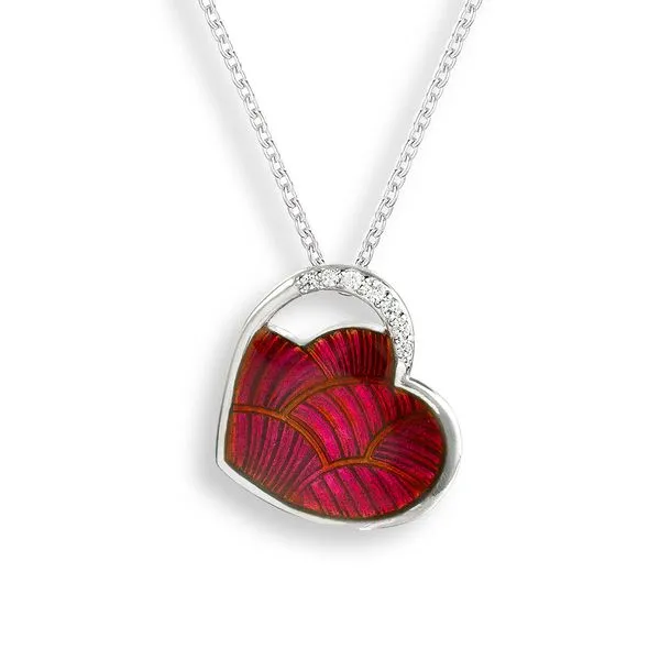Sterling Enamel Pendant Charles Frederick Jewelers Chelmsford, MA