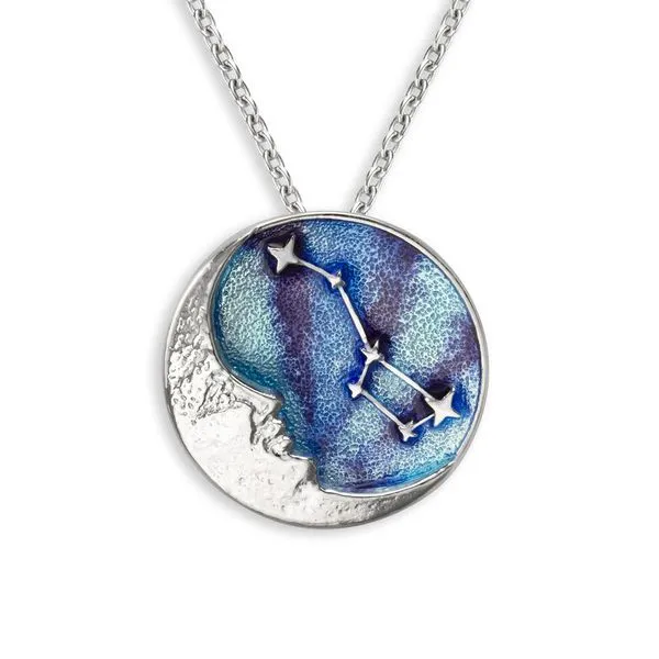 Sterling Enamel Pendant Charles Frederick Jewelers Chelmsford, MA