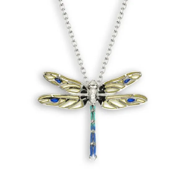 Yellow Dragonfly Necklace Charles Frederick Jewelers Chelmsford, MA