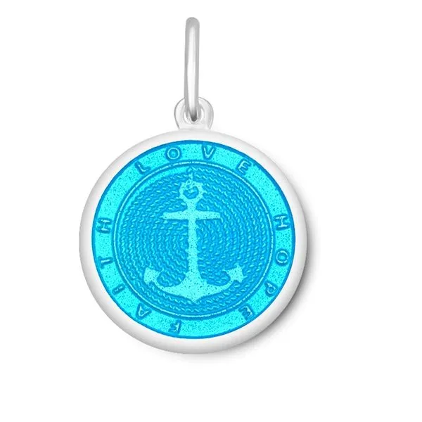 Lola Sterling 15mm Mini Light Blue Anchor PD Charles Frederick Jewelers Chelmsford, MA
