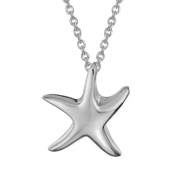 Sterling Starfish Pendant Charles Frederick Jewelers Chelmsford, MA