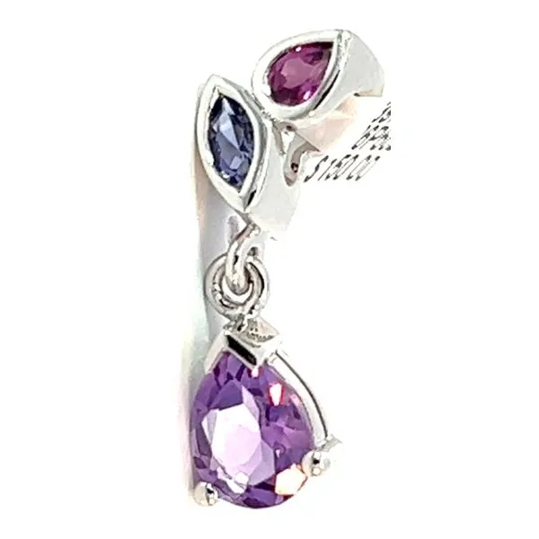 Sterling 1.55ctw Multi Colored Amethyst Pendant Charles Frederick Jewelers Chelmsford, MA