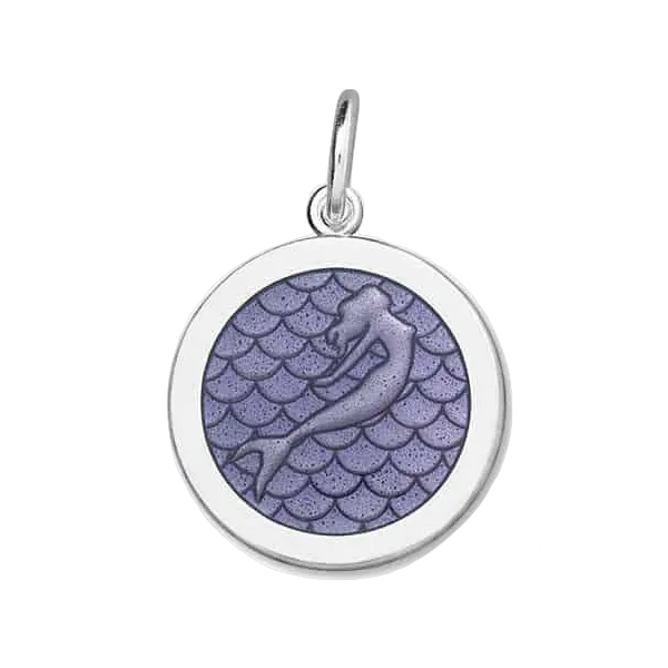 Lola Sterling 19mm Mermaid Purple Pendant Charles Frederick Jewelers Chelmsford, MA
