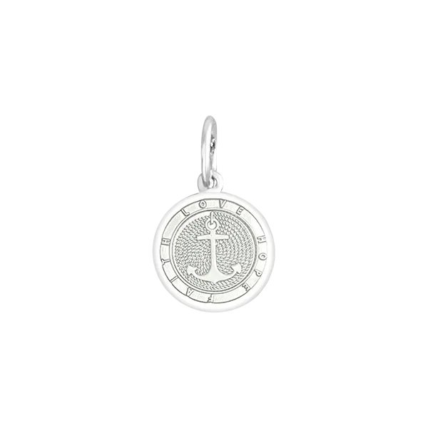 Lola Sterling 15mm Anchor Alpine White Pendant Charles Frederick Jewelers Chelmsford, MA