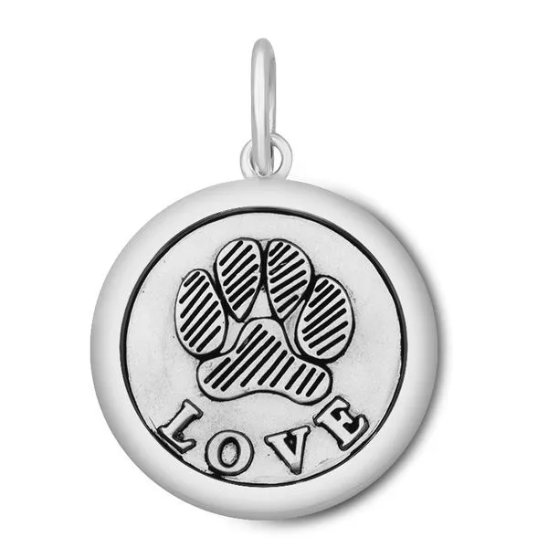 Lola Sterling 19mm Paw Print Oxy Pendant Charles Frederick Jewelers Chelmsford, MA