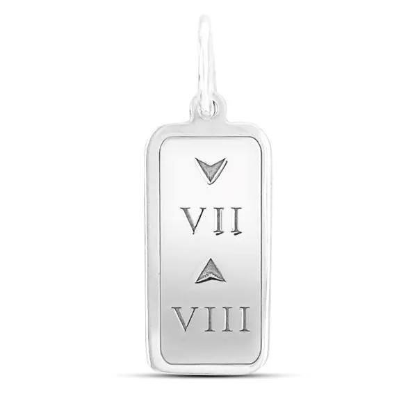Lola Sterling 7 Down 8 Up Silver Pendant similar item image