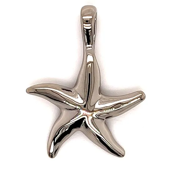 Sterling Polished Starfish Pendant Charles Frederick Jewelers Chelmsford, MA