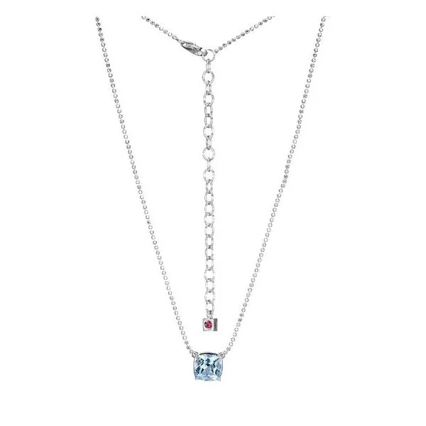 Sterling Blue Topaz Pendant Charles Frederick Jewelers Chelmsford, MA