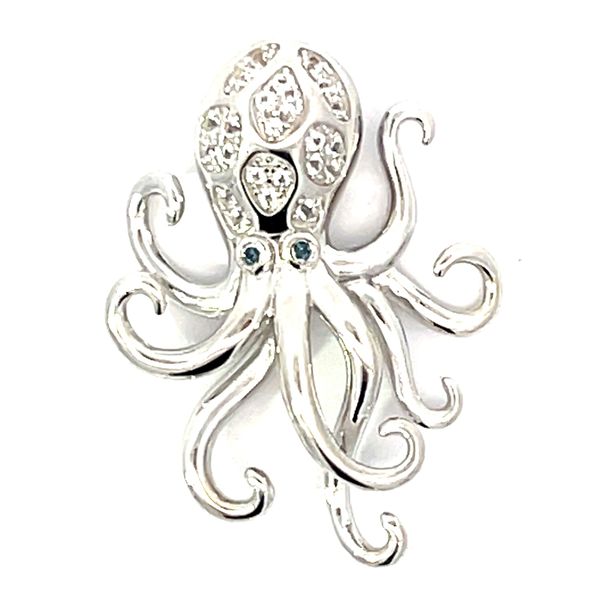Sterling Silver Octopus Pendant Charles Frederick Jewelers Chelmsford, MA