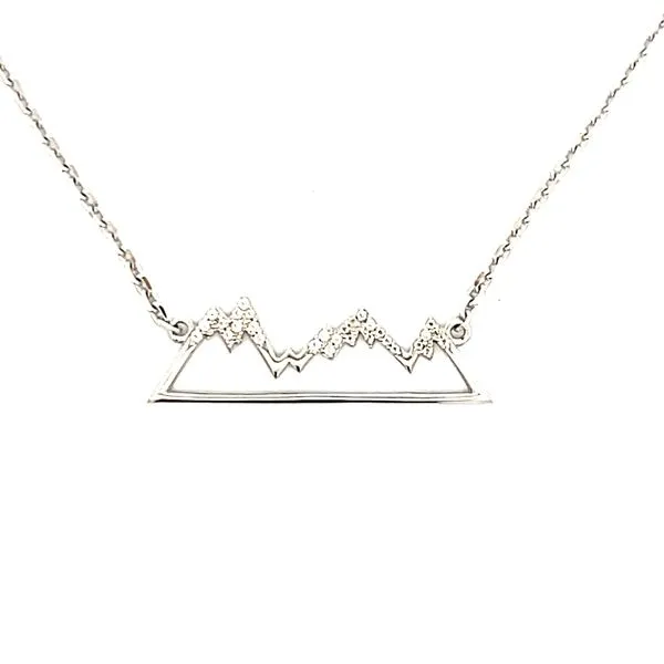 SS Mountain Necklace Charles Frederick Jewelers Chelmsford, MA