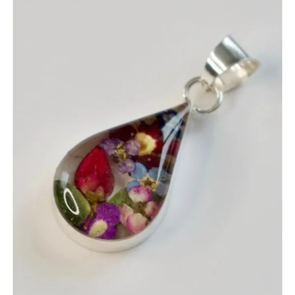Flower Square Pendant Charles Frederick Jewelers Chelmsford, MA