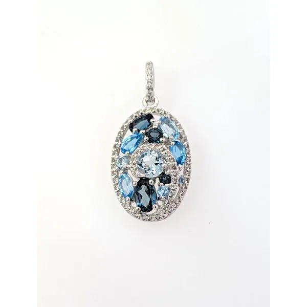 Sterling Topaz Pendant similar item image