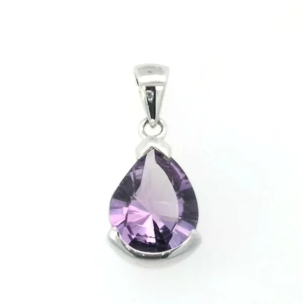 Sterling Amethyst Pendant Charles Frederick Jewelers Chelmsford, MA