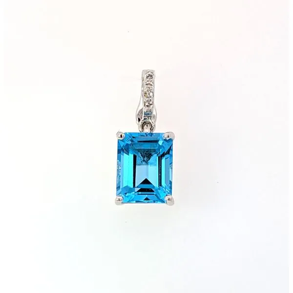 Sterling Topaz Pendant Charles Frederick Jewelers Chelmsford, MA