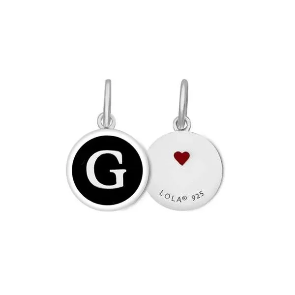 Lola Initial G Black Mini Charles Frederick Jewelers Chelmsford, MA